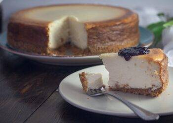 cheesecake, table, dessert