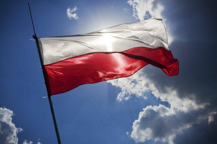 flag, nature, poland